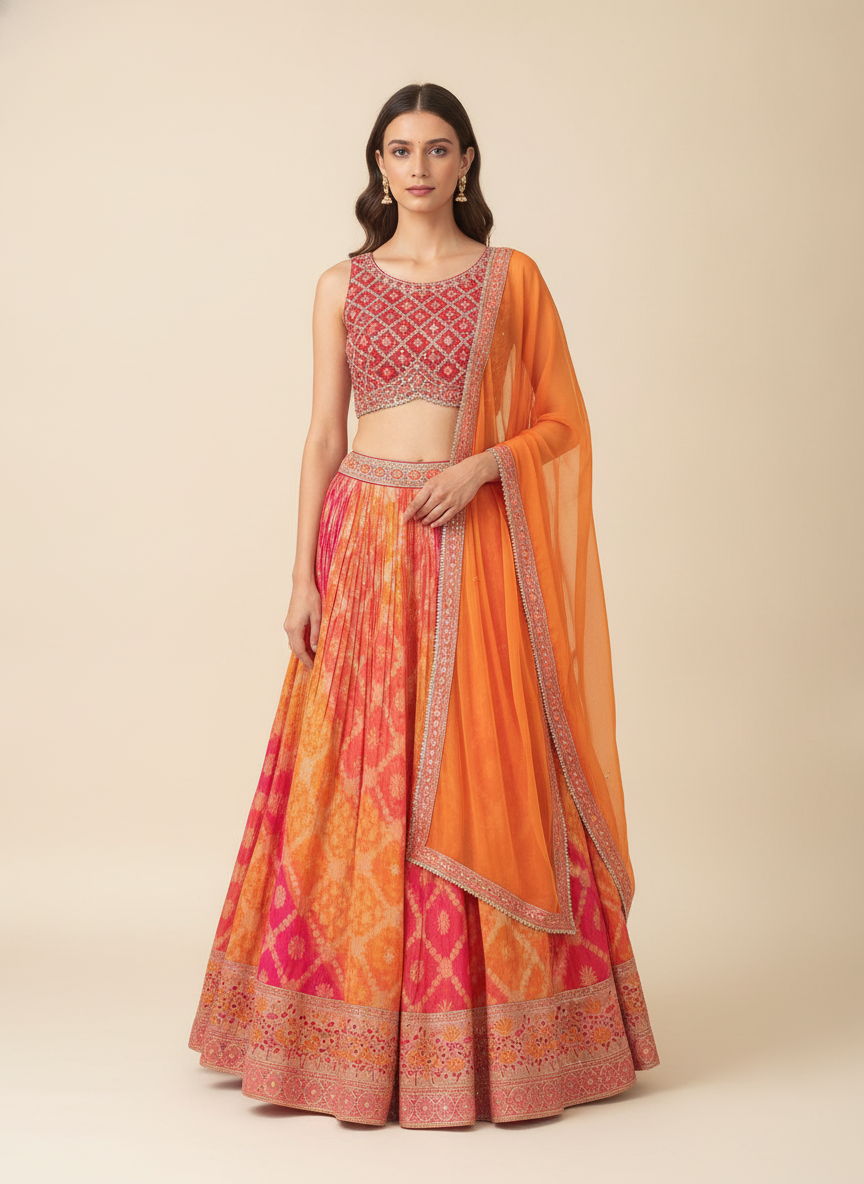 WOMEN ETHNIC CROP TOP